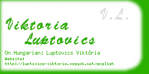 viktoria luptovics business card